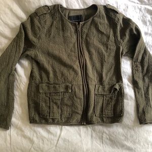 Green light weight motorcycle inspo cotton jacket